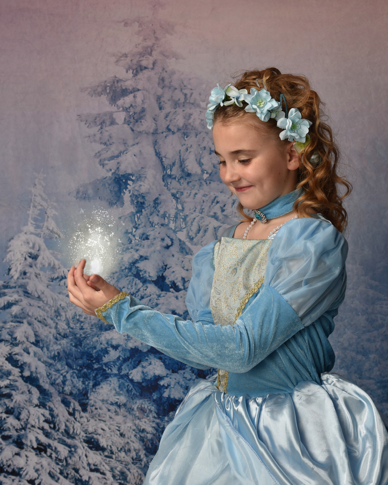 Frozen themed photography in Staffordshire, UK